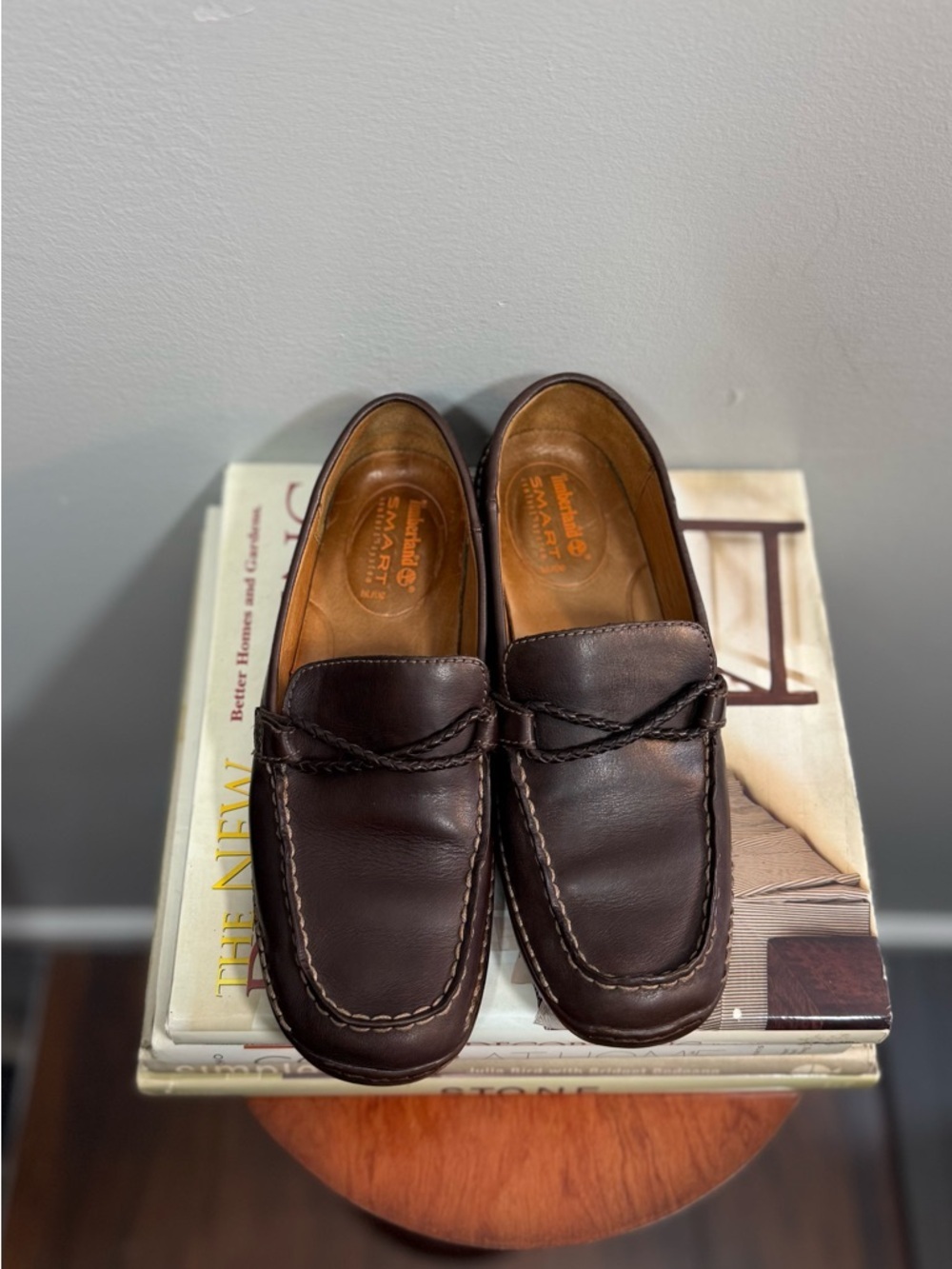 Timberland Dark Brown Leather Penny Loafers - Picture 5 of 16